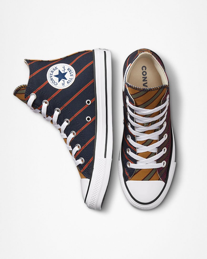 Tenisi Inalti Dama Converse Chuck Taylor All Star Twisted Classics Obsidienne Visinii Inchis | RO KTWXQ478